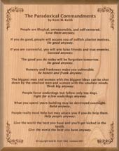 Paradoxical Commandments
